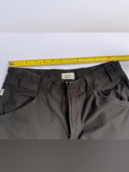 Citizens of Humanity Paloma Utility Trouser in dark charcoal/black Size 25 Tall - Picture 8 of 10